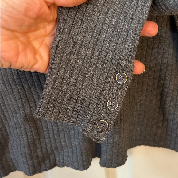 J.McLaughlin Gray Arlette Turtleneck Sweater - Picture 3 of 8